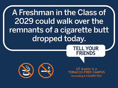 Future Freshmen may walk over today's cigarette butts