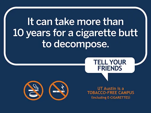 Cigarette butts take 10 years to decompose