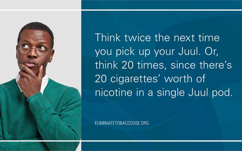 JUUL Cessation ad